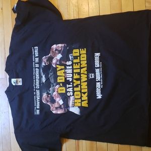 Vintage Holyfield Vs. Akinwande D-day tee size XL